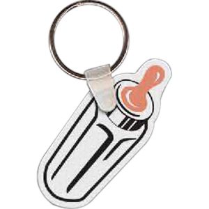Baby Bottle Key Tag