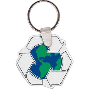 Recycle w/ Earth Key tag
