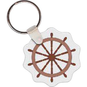 Ship's Wheel Key tag