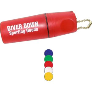 Round Waterproof Container with Chain