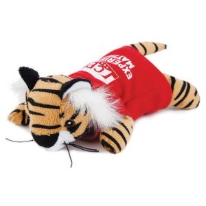 So Soft 8" Laying Beanie Animal - Gold Tiger