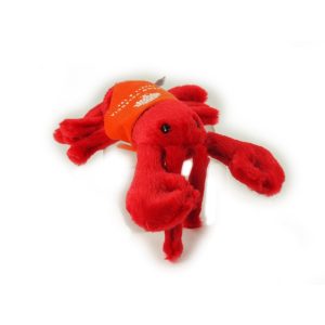 8" Lester Lobster with bandana and one color imprint