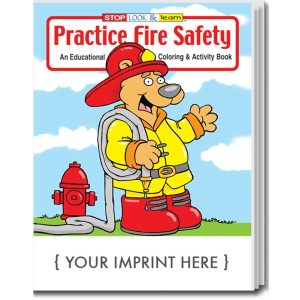 Practice Fire Safety Coloring and Activity Book