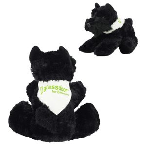 8" Scotty Scottish Terrier with bandana and one color imprint