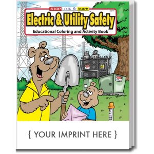 Electric and Utility Safety Coloring and Activity Book