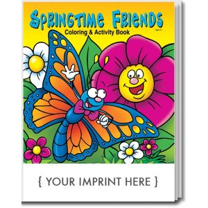 Springtime Friends Coloring and Activity Book
