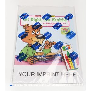 Eat Right and Healthy Coloring and Activity Book Fun Pack