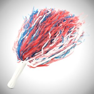 Red White and Blue 16" Plastic Pom Pom