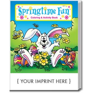 Springtime Fun Coloring and Activity Book