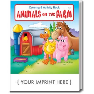 Animals on the Farm Coloring and Activity Book