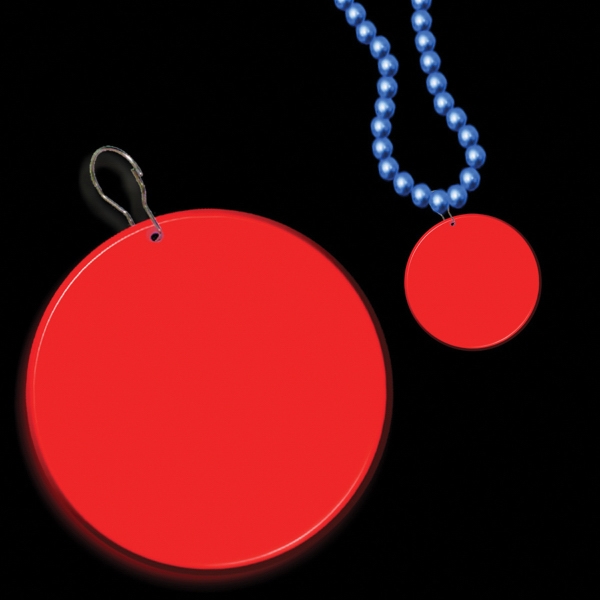 Red 2 1/2" Medallion Badge