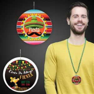 Fiesta Plastic Medallions - 2 1/2"