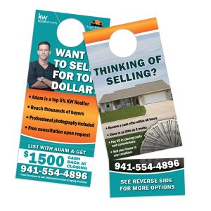 Door Hanger with perf-off card