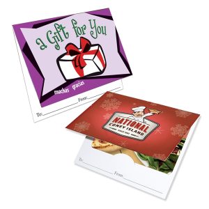 Gift Card Holder with UV Coating