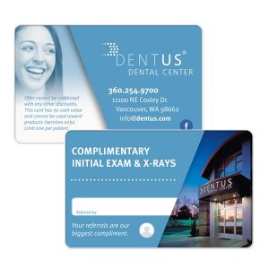 Oversized Business Card with UV Coating