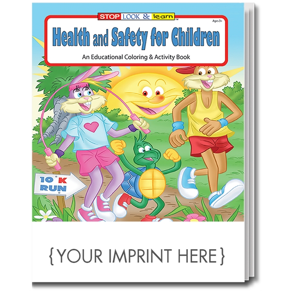 Health and Safety for Children Coloring Book
