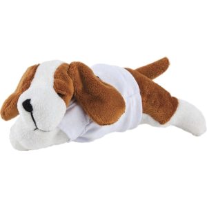 So Soft 8" Laying Beanie Basset Hound