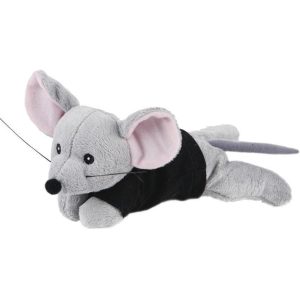So Soft 8" Laying Beanie Animal - Mouse