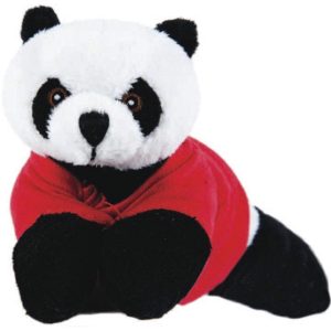 So Soft 8" Laying Beanie Animal- Panda