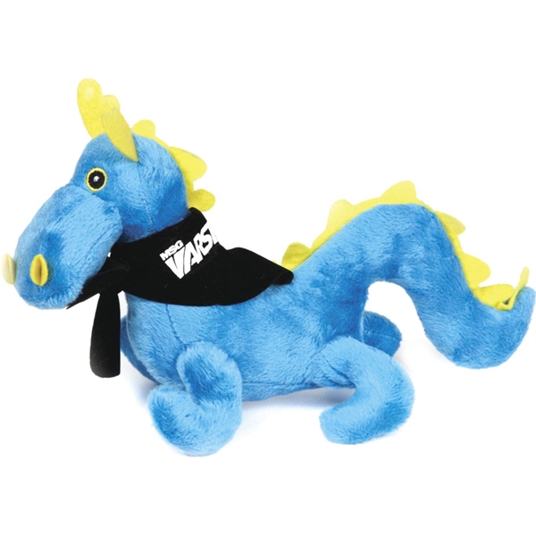 8" Fun Beanie And Plush Creature - Dragon