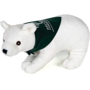 9" Realistic Stuffed Animal- Real Polar Bear
