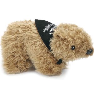 9" Realistic Stuffed Animal- Grizzly Bear