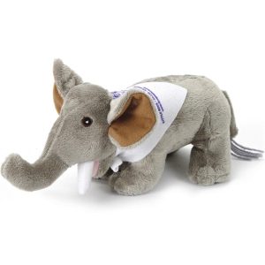 9" Realistic Stuffed Animal- Real Elephant