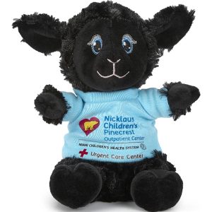Super Soft Stuffed Animal, 8"- Black Sheep