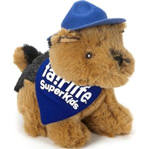 6" Police German Shepherd Dog Stuffed Plush Toy Animal