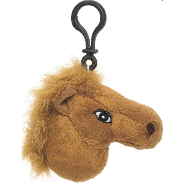 School Mascot Backpack Clip - Bronco Horse