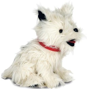 14" Sitting White Terrier - Close Out