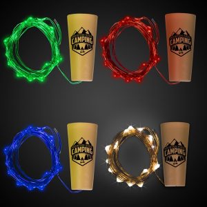 LED Cork String Light Set