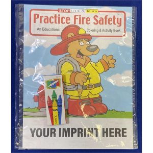 Practice Fire Safety Coloring and Activity Book Fun Pack