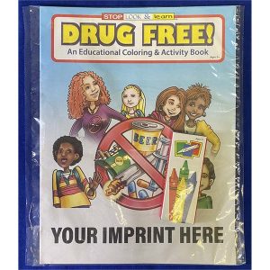 Drug Free Coloring Book Fun Pack