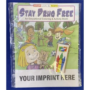 Stay Drug Free Coloring and Activity Book Fun Pack