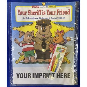 Your Sheriff is Your Friend Coloring Book Fun Pack