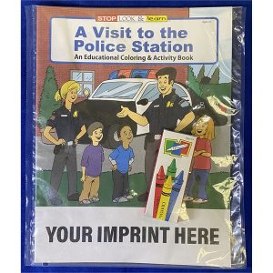 A Visit to the Police Station Coloring Book Fun Pack