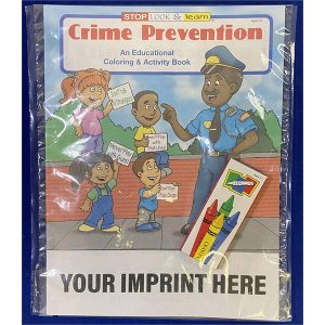 Crime Prevention Coloring and Activity Book Fun Pack