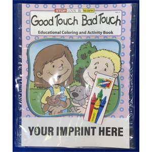 Good/Bad Touch Coloring and Activity Book Fun Pack
