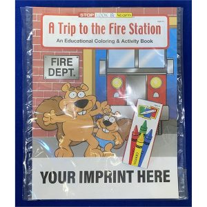 A Trip to the Fire Station Coloring Book Fun Pack