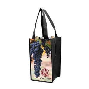 4 Bottles Wine Bag w/Collapsible Pocket(by AIR to CA)