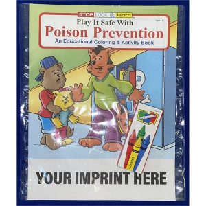 Play It Safe Poison Prevention Coloring/Activity Book Pack
