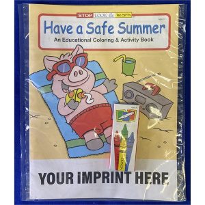 Have a Safe Summer Coloring and Activity Book Fun Pack