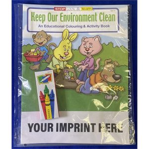 Keep our Environment Clean Coloring Book Fun Pack