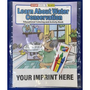 Learn About Water Conservation Coloring Book Fun Pack
