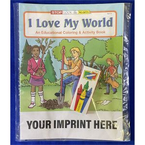 I Love My World Coloring and Activity Book Fun Pack