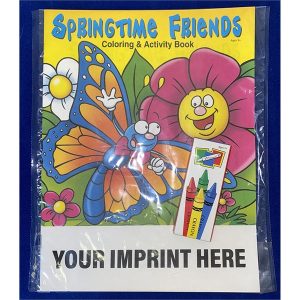 Springtime Friends Coloring and Activity Book Fun Pack