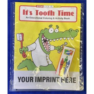 It's Tooth Time Coloring and Activity Book Fun Pack