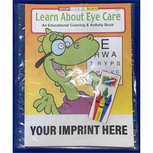 Learn About Eye Care Coloring and Activity Book Fun Pack