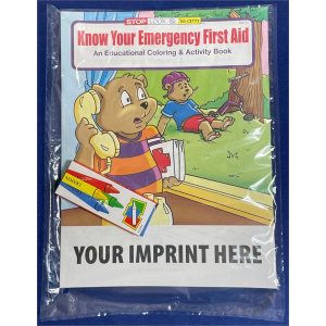 Know Your Emergency First Aid Coloring Book Fun Pack